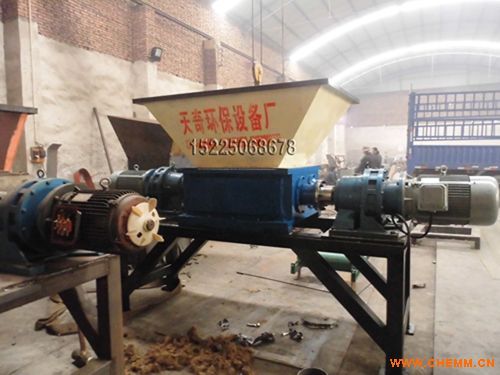 天奇高強力雙軸撕碎機 多功能金屬撕碎設備實現高產高效